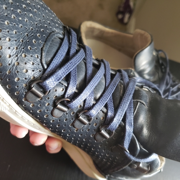 Filling Pieces x Aimé Leon Dore Perforated Blue Hiking Sneaker RARE - Picture 8 of 12